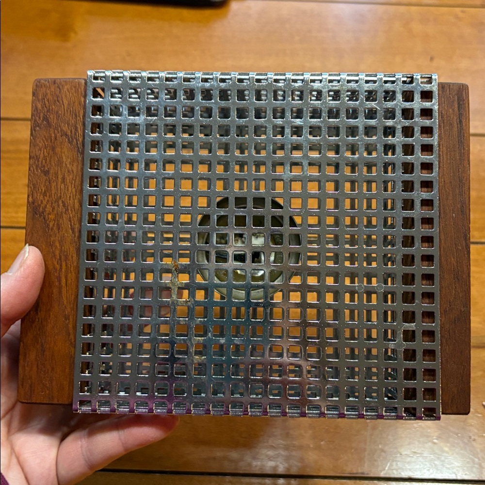 VINTAGE Brabantia Rechaud (Food Warmer) with Wood and Metal Design, Original Box